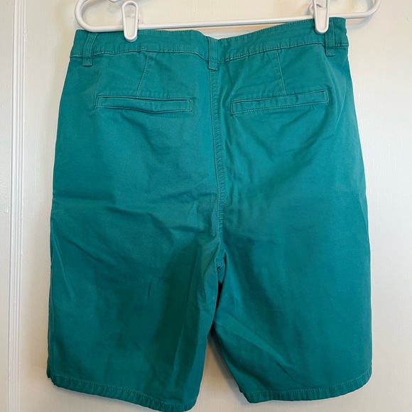Chico's Twill Teal Shorts - Size .05 - Picture 4 of 4